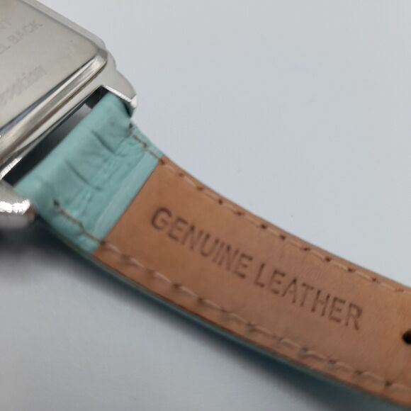 Kirks Folly Devotion Watch Aurora Borealis Crystal Accents Leather - Picture 8 of 12